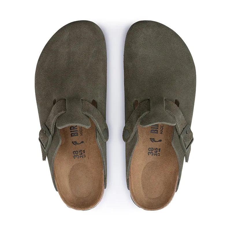Women's Boston Narrow Thyme Suede
