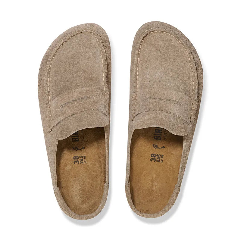 Women's Naples Wrapped Narrow Taupe Suede