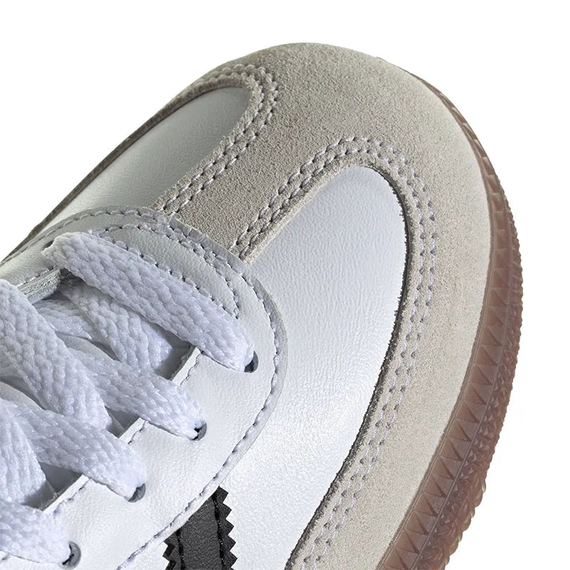 Kid's Grade School Samba White/Black/Red