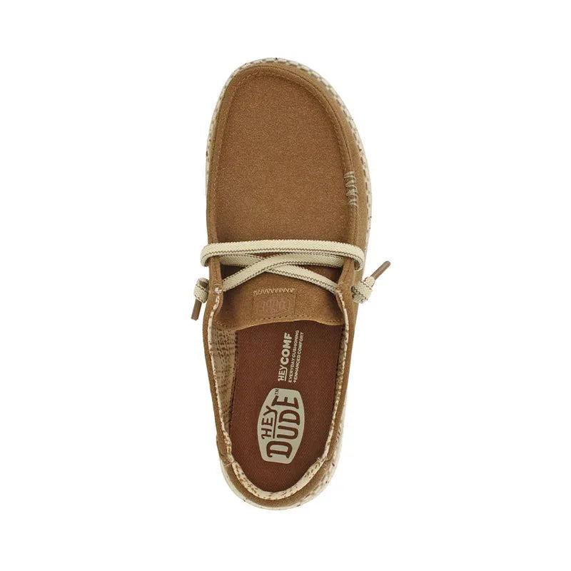 Women's Wendy Textile Suede Light Brown