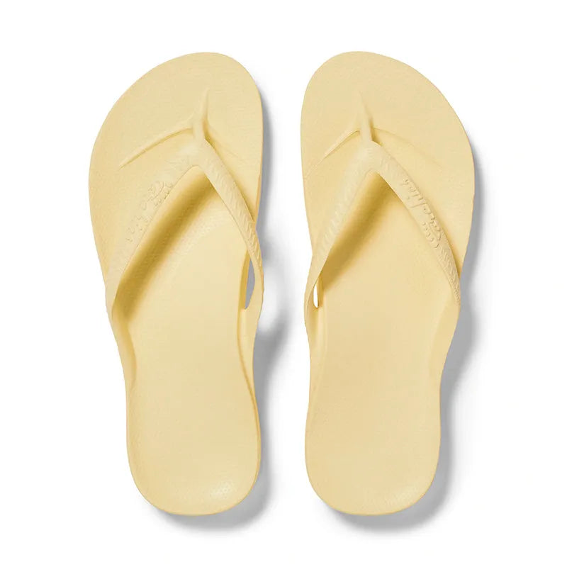 Women's Arch Support Flip Flop Lemon