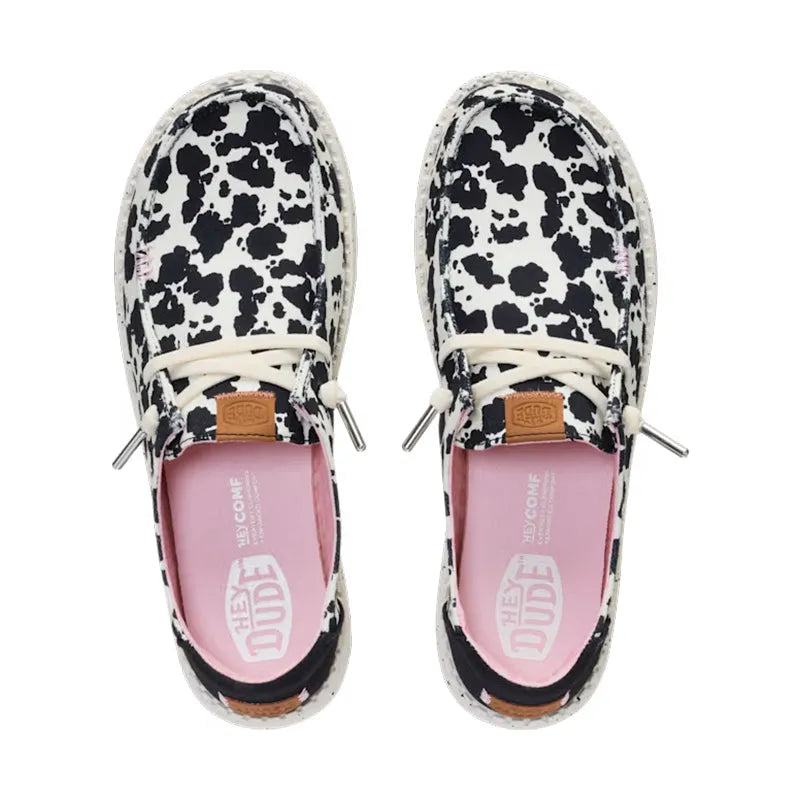 Women's Wendy Spotted Cow Black/Cow