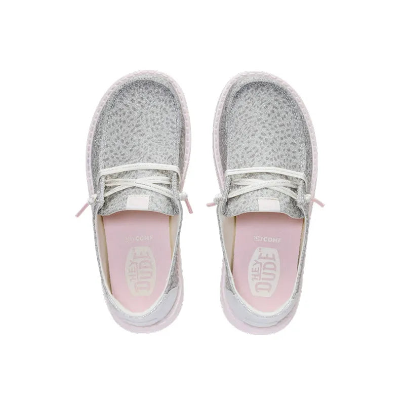 Kid's Preschool Wendy Lux Leopard Pink Leopard