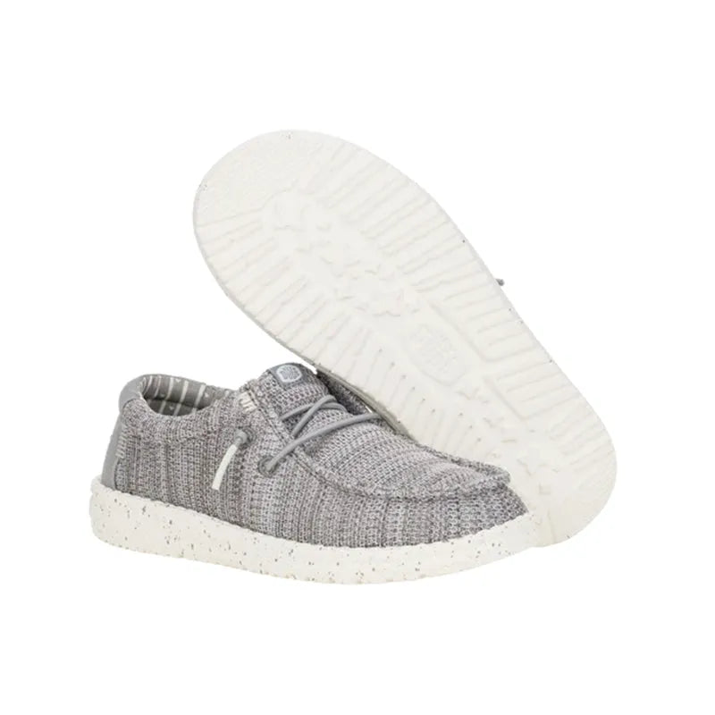 Kid's Grade School Wally Stretch Sox Grey