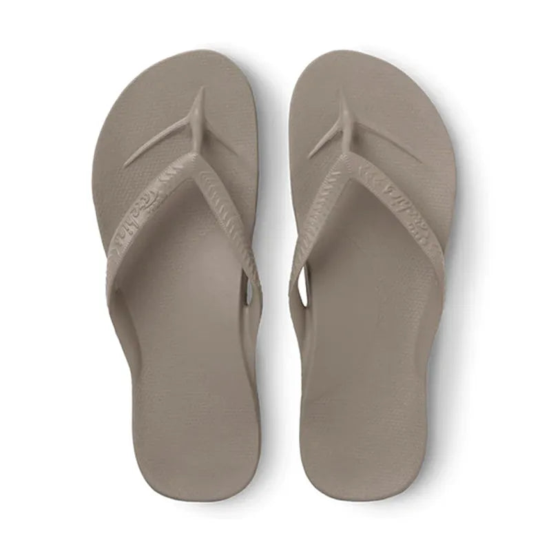 Women's Arch Support Flip Flop Taupe