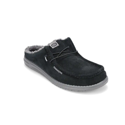 Men's Wally Slip Warmth Black/Smoke Grey