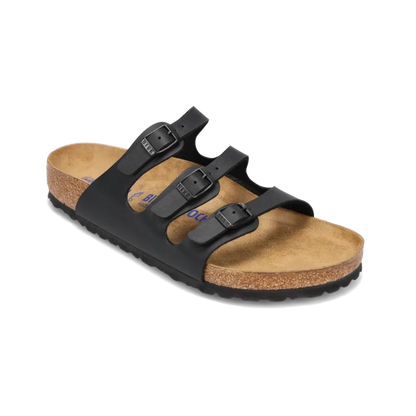Women's Florida Soft Footbed Black Birko-Flor