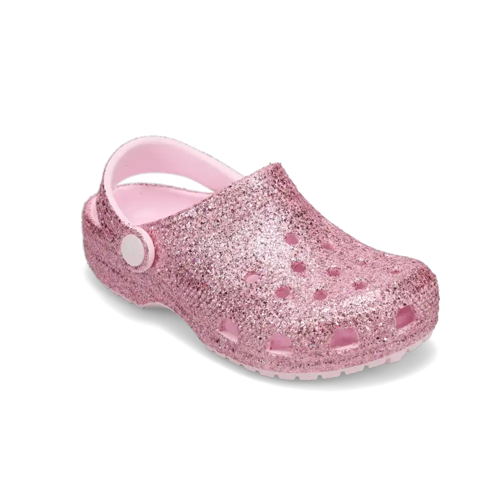 Kid's Preschool Classic Chunky Glitter Clog Pink Milk