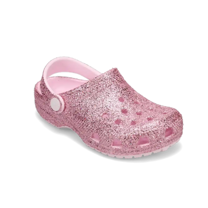 Kid's Preschool Classic Chunky Glitter Clog Pink Milk