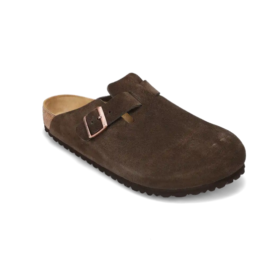 Men's Boston Soft Footbed Mocha Suede