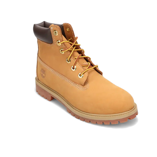 Kid's Grade School 6" Premium Waterproof Wheat Nubuck