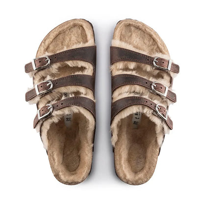 Women's Florida Shearling Narrow Oiled Leather/Sandcastle