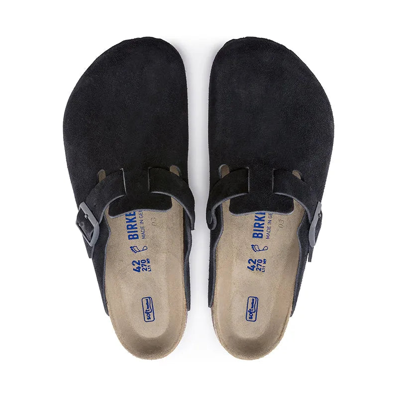 Men's Boston Soft Footbed Midnight Suede