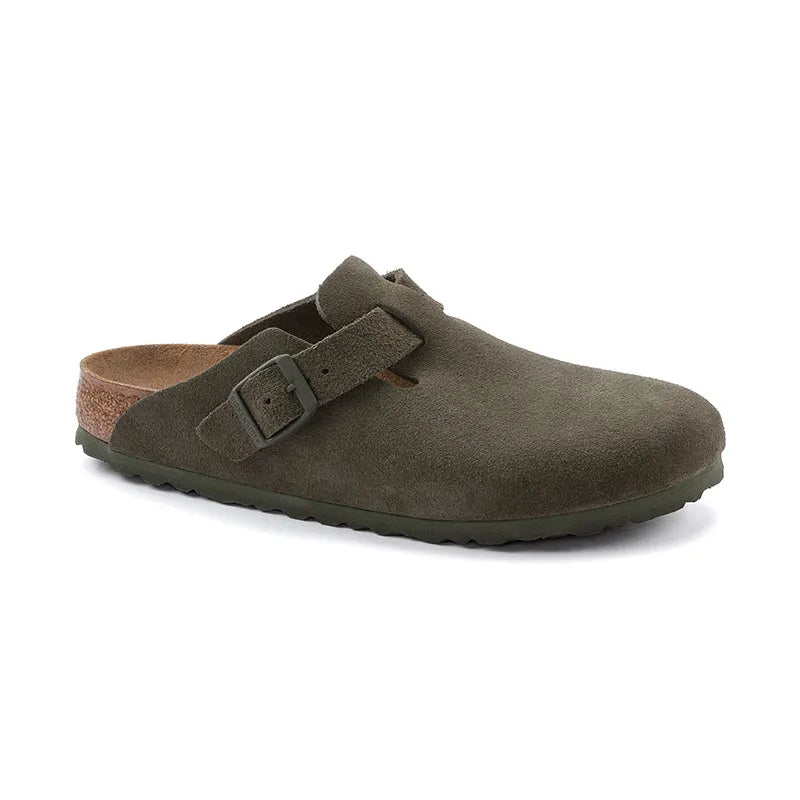 Women's Boston Narrow Thyme Suede