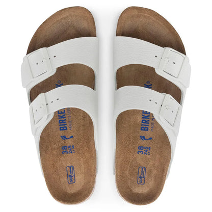 Men's Arizona Soft Footbed White Leather