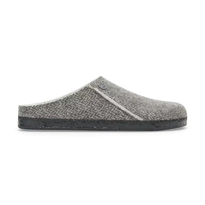 Women's Zermatt Shearling Narrow Herringbone Gray/Natural Wool