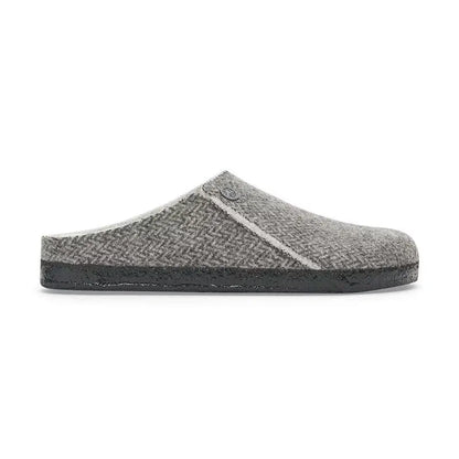 Women's Zermatt Shearling Narrow Herringbone Gray/Natural Wool