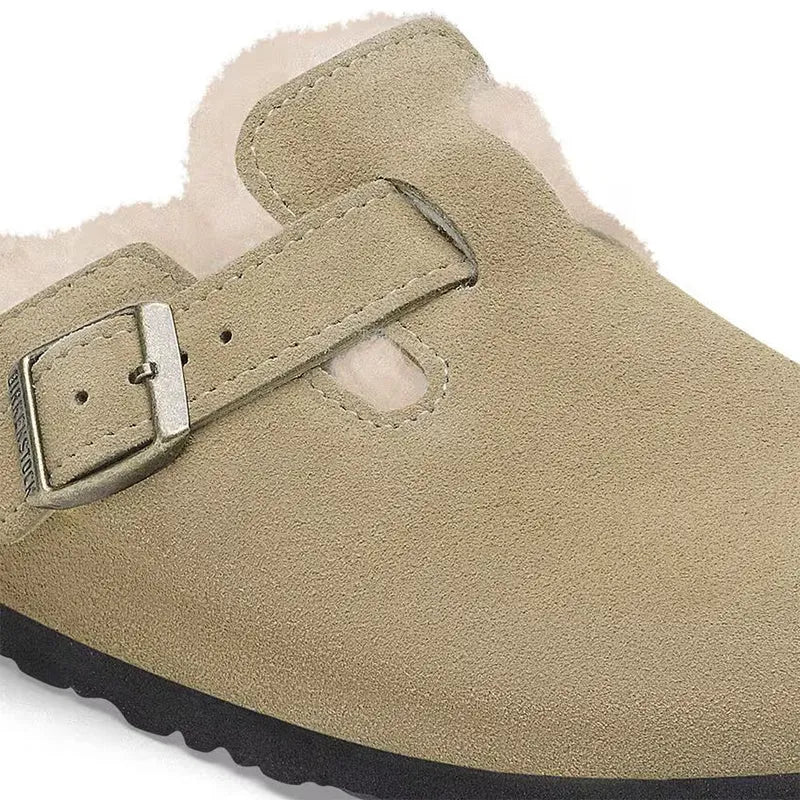 Women's Boston Shearling Taupe/Natural