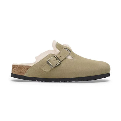 Women's Boston Shearling Taupe/Natural
