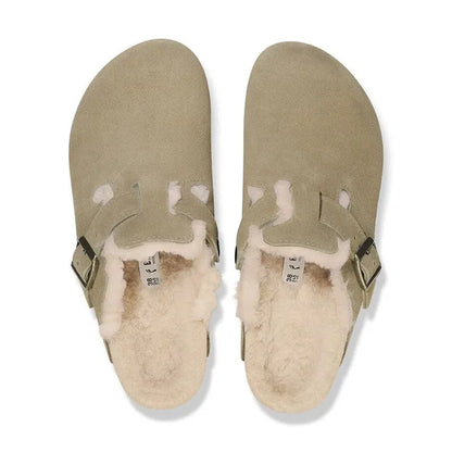 Women's Boston Shearling Taupe/Natural