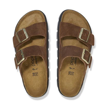 Women's Arizona Chunky Narrow Dark Tea Suede