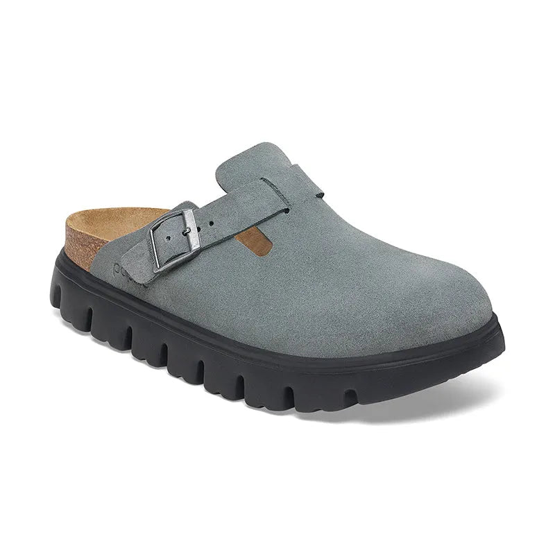 Women's Boston Chunky Basalt Gray Suede