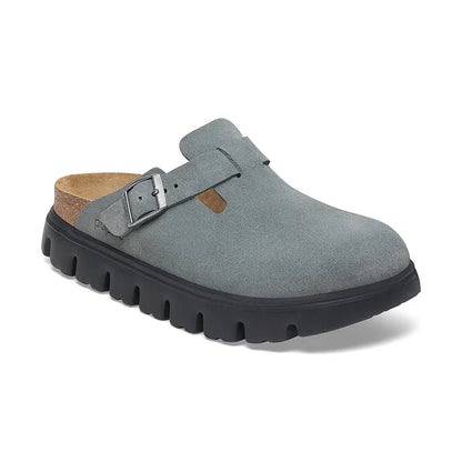 Women's Boston Chunky Basalt Gray Suede