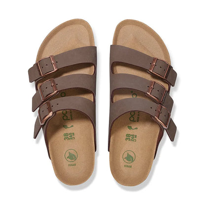 Women's Florida III Platform Vegan Narrow Mocha Birkibuc