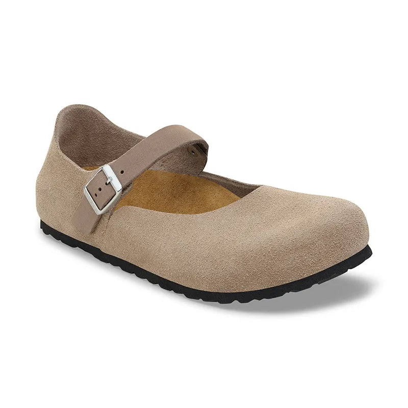 Women's Mantova Narrow Taupe Suede