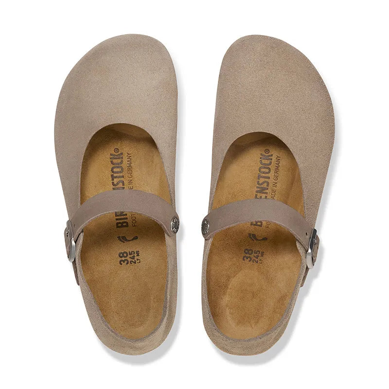 Women's Mantova Narrow Taupe Suede
