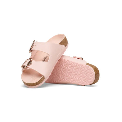 Kid's Preschool Arizona Flower Buckle Narrow Light Rose Birko-Flor
