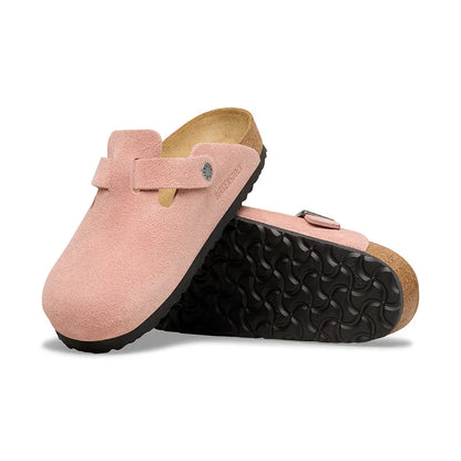Women's Boston Narrow Pink Clay Suede