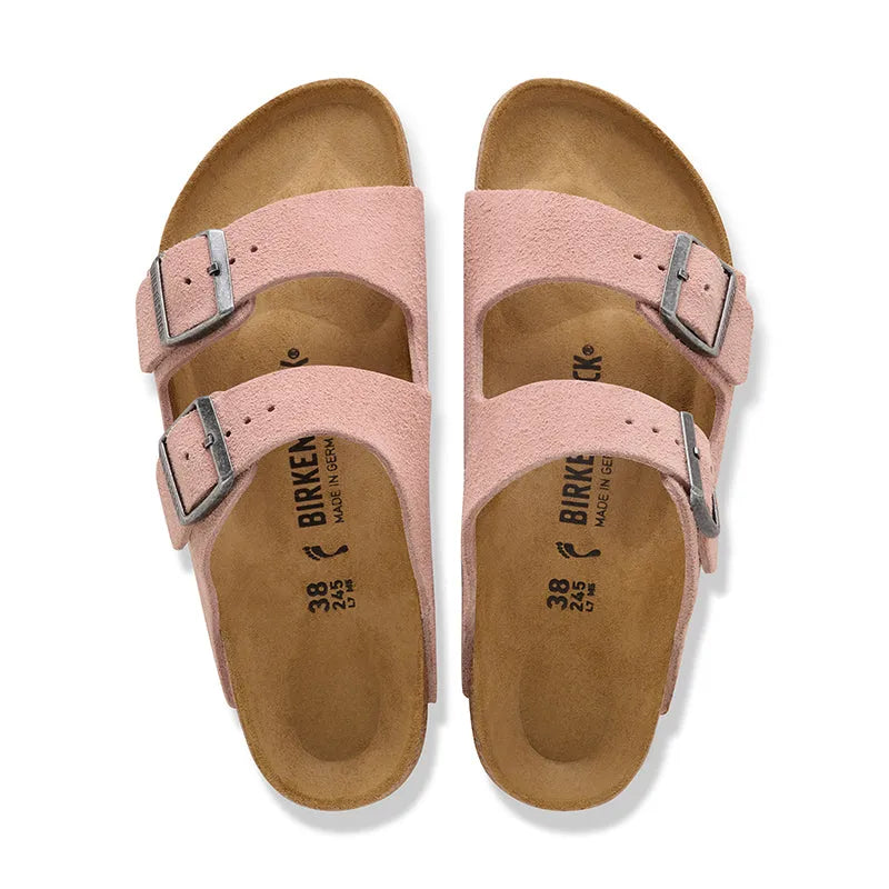 Women's Arizona Narrow Pink Clay Suede