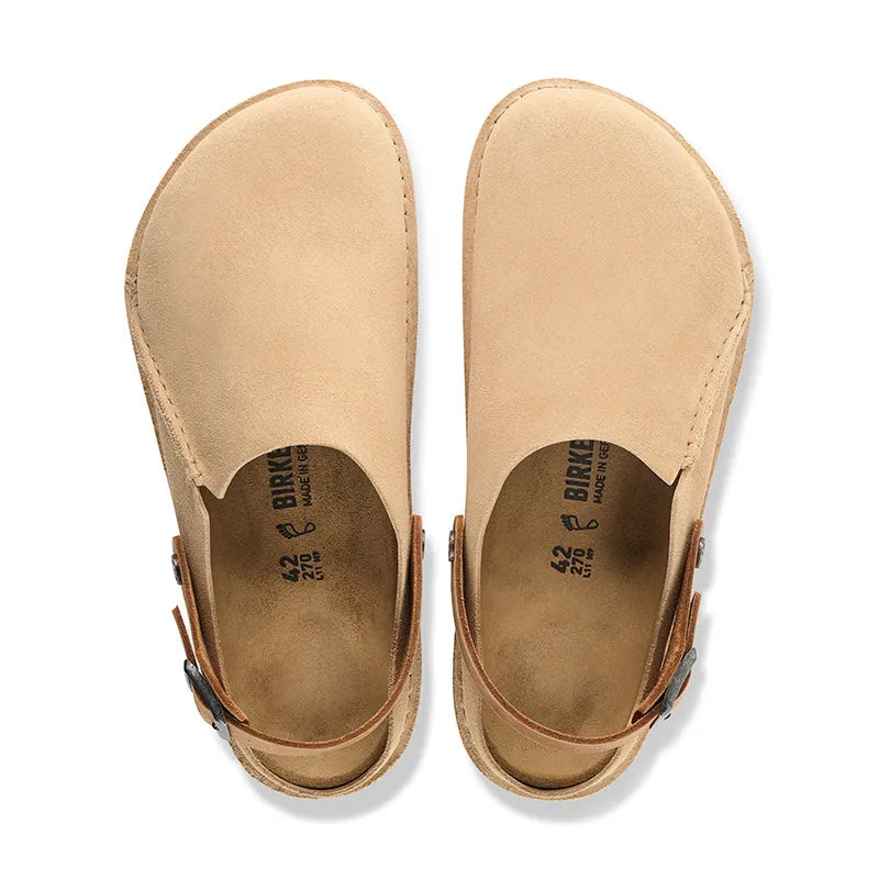 Women's Lutry Narrow Sandcastle Suede/Cognac Oiled Leather