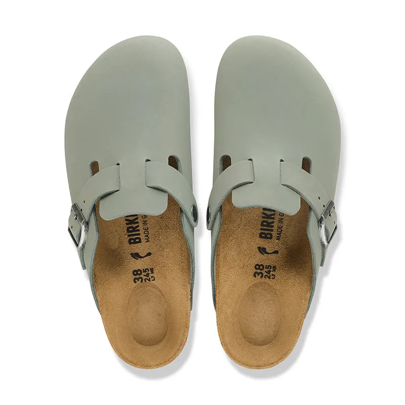 Women's Boston Narrow Pure Sage Oiled Leather