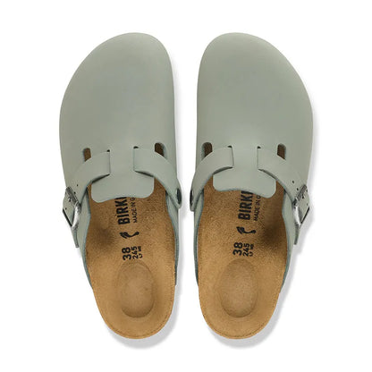 Women's Boston Narrow Pure Sage Oiled Leather