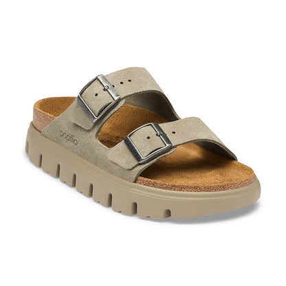 Women's Arizona Chunky Tonal Narrow Taupe Suede