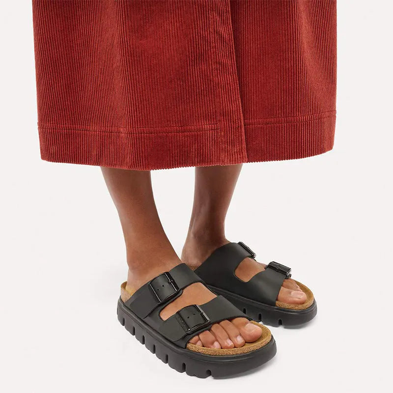 Women's Arizona Chunky Narrow Black Birko-Flor