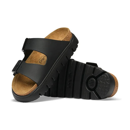 Women's Arizona Chunky Narrow Black Birko-Flor