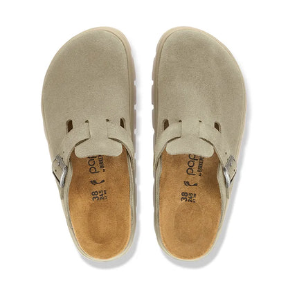 Women's Boston Chunky Tonal Narrow Taupe Suede