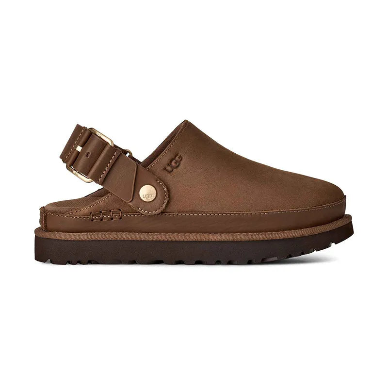 Women's Goldenstar Villa Clog Dark Chestnut