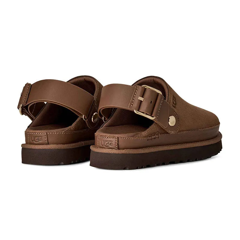 Women's Goldenstar Villa Clog Dark Chestnut