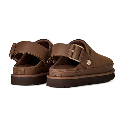 Women's Goldenstar Villa Clog Dark Chestnut