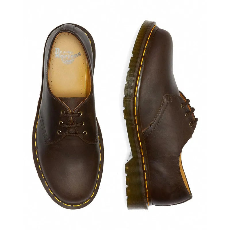 Men's 1461 Dark Brown Crazy Horse
