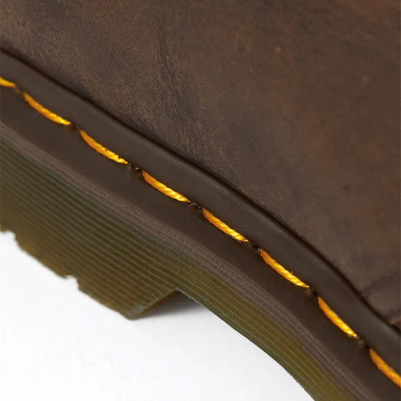 Men's 1461 Dark Brown Crazy Horse