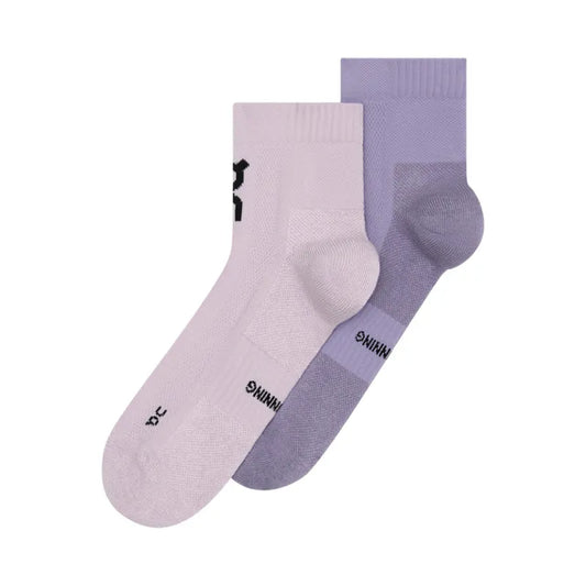 Women's Core Run Sock Mid 2 Pack Foxglove/Mallow