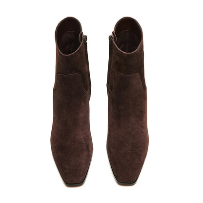Women's Dusty Chocolate Brown Suede