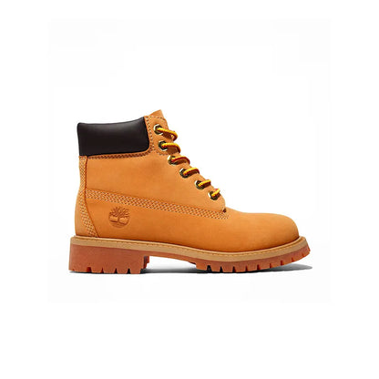 Kid's Grade School 6" Premium Waterproof Wheat Nubuck
