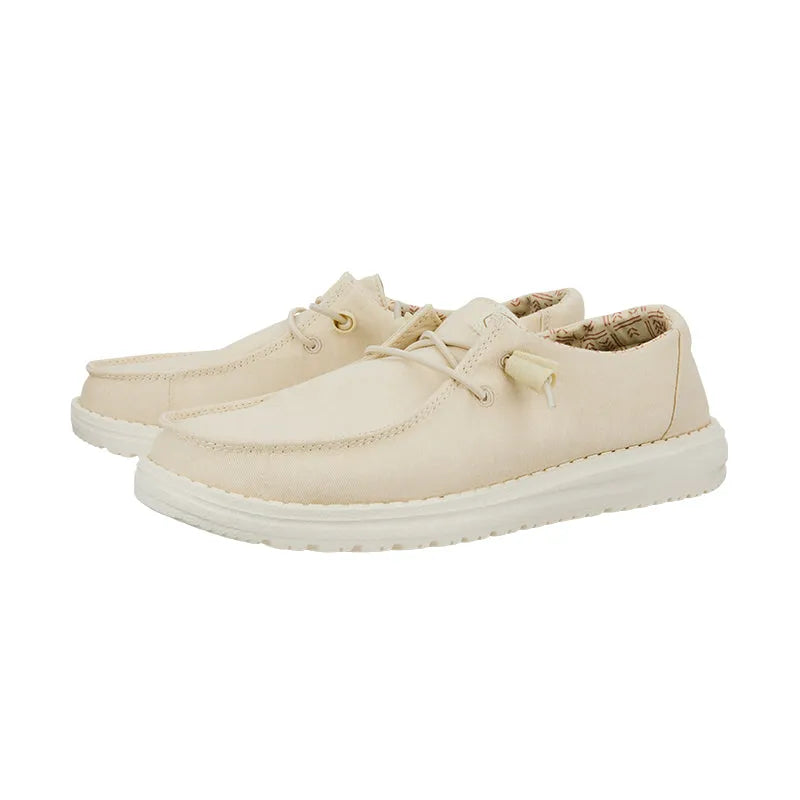 Women's Wendy Stretch Canvas Off White