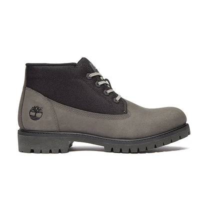 Men's Premium Chukka Medium Grey Nubuck/Black
